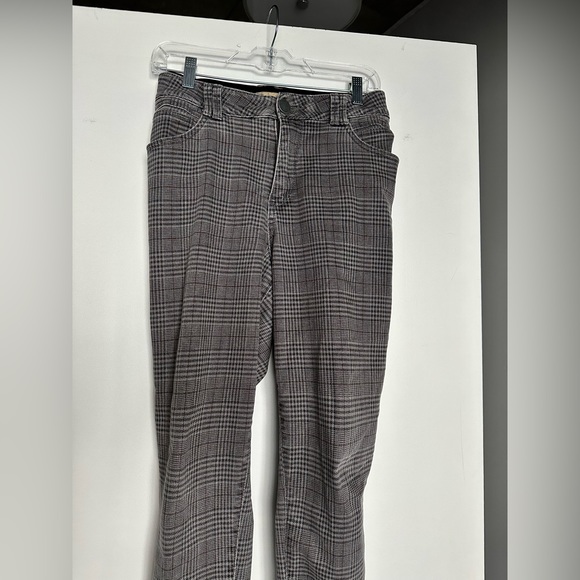 Democracy Ab Technology Gray Plaid Jeans Size 18 - Picture 11 of 11